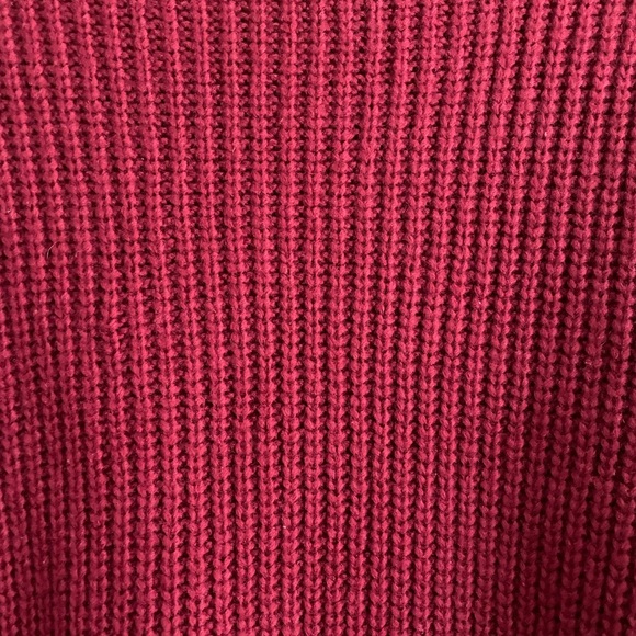 Express red mock neck sweater, size XS. - Picture 4 of 7